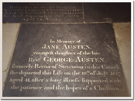 Jane Austen grave